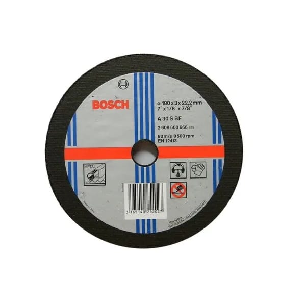 Đá cắt 180x3x22mm Bosch 2608600666