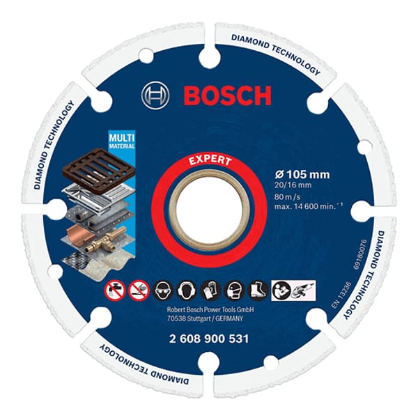Đá cắt sắt kim cương 105mm Bosch 2608900531