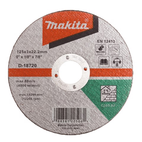 Đá cắt sắt Makita D-18720 125 x 3 x 22.2mm