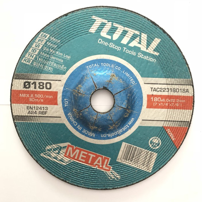 Đá mài kim loại Total TAC2231801SA 7" (180mm) 2 da mai kim loai total tac2231801sa 7 180mm 1719645850