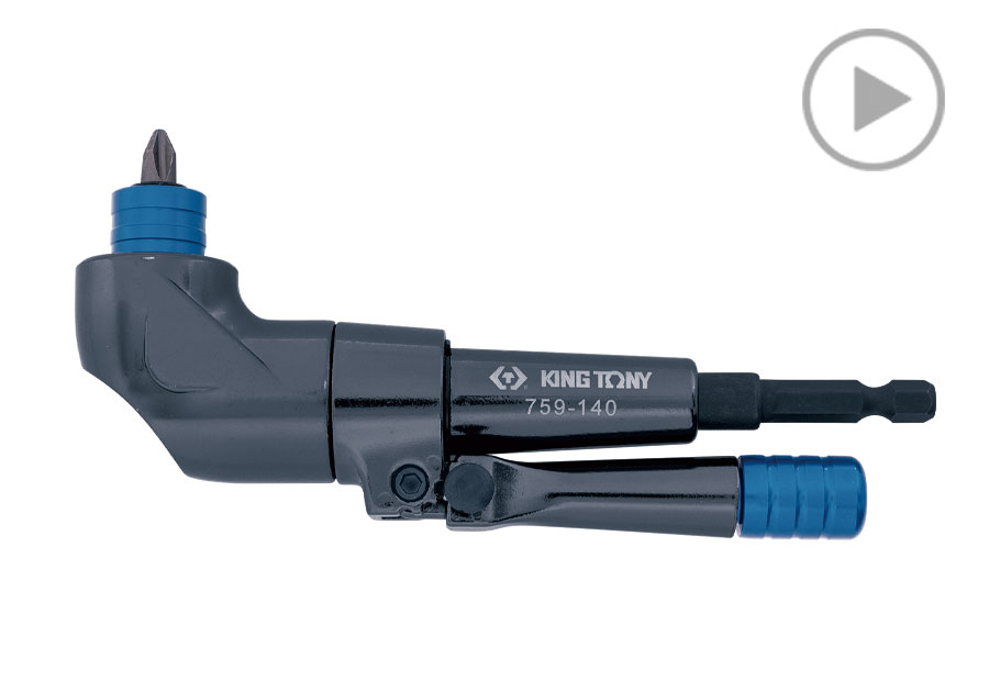 Đầu bắn vít bẻ góc 90 độ Kingtony 759-140 3 dau ban vit be goc 90 do kingtony 759 140 1733467617