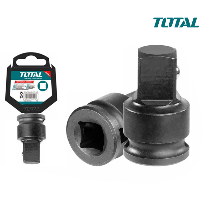 Đầu chuyển lỗ vuông 3/4"(F) X 1"(M) TOTAL THIA3401 3 dau chuyen lo vuong 3 4f x 1m total thia3401 1718335090