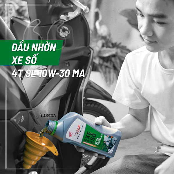 Alternative view of Dầu nhờn xe số Honda 4T SL 10W-30 MA Pro (Loại cao cấp)