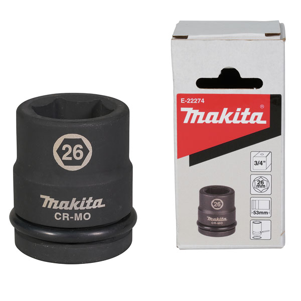 Đầu túy cho máy siết bu lông 3/4" Makita E-22274 (26x53mm) 3 dau tuy cho may siet bu long 3 4 makita e 22274 26x53mm 1752739843