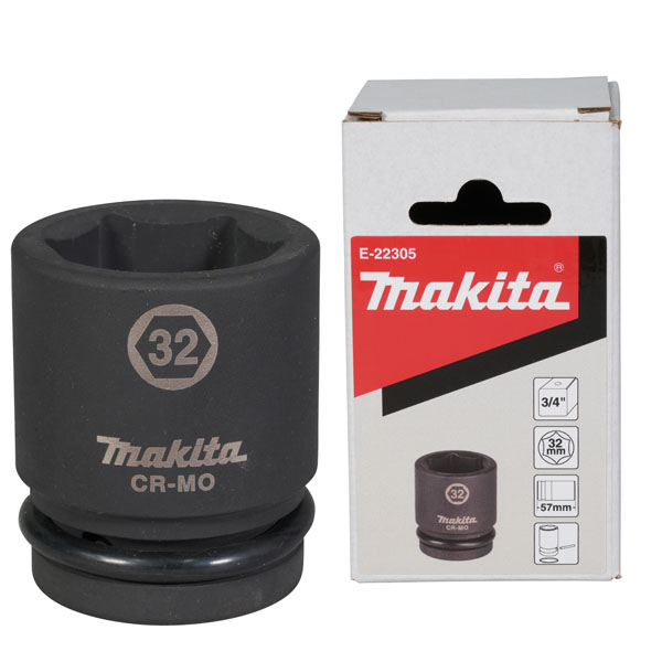 Đầu túy cho máy siết bu lông 3/4" Makita E-22305 (32x57mm) 2 dau tuy cho may siet bu long 3 4 makita e 22305 32x57mm 1752740020