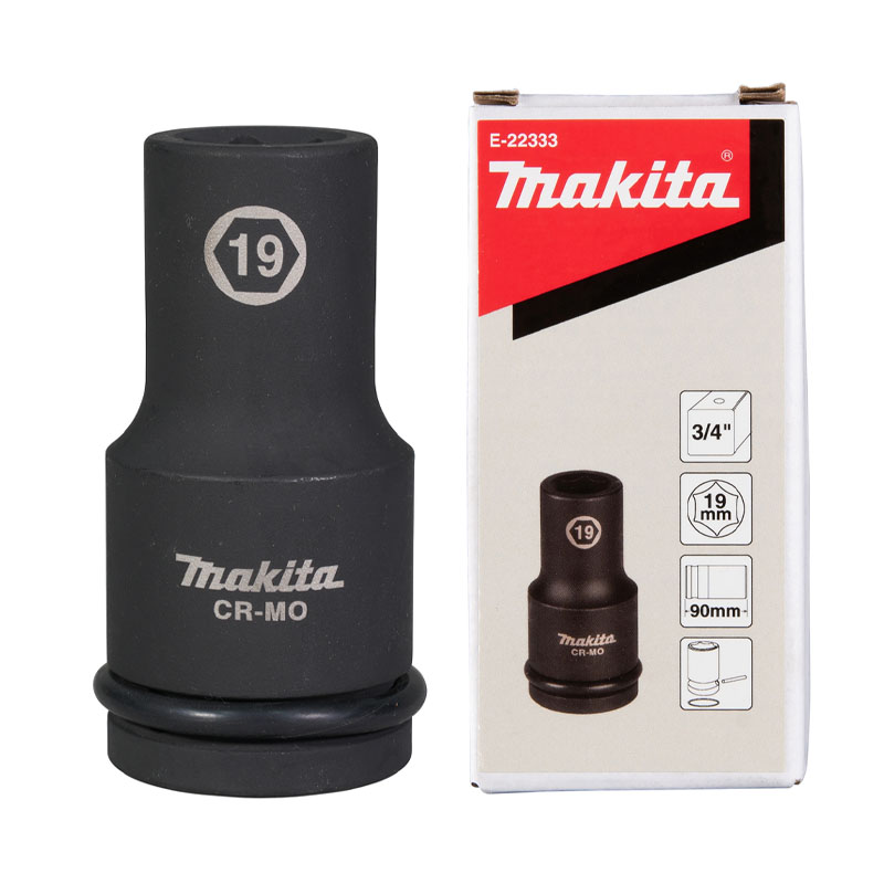 Đầu túy cho máy siết bu lông 3/4" Makita E-22333 (19x90mm) 3 dau tuy cho may siet bu long 3 4 makita e 22333 19x90mm 1753234307