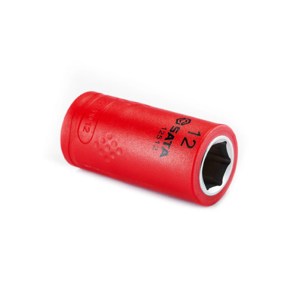 Đầu tuýp cốt vuông 10mm cách điện 1000V ra lục giác 8mm SATA 12508 2 dau tuyp cot vuong 10mm cach dien 1000v ra luc giac 8mm sata 12508 1757607317