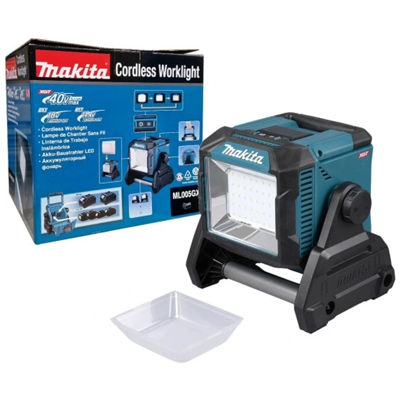 Đèn công trường siêu sáng dùng pin 40V Max Makita ML005GX (Chưa Pin & Sạc) 3 den cong truong sieu sang dung pin 40v max makita ml005gx chua pin sac 1752721250
