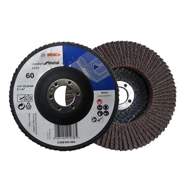 Đĩa nhám xếp Bosch Alox P60 125mm 2608601689 3 dia nham xep bosch alox p60 125mm 2608601689 1657180525