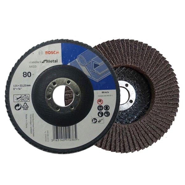 Đĩa nhám xếp Bosch Alox P80 180mm 2608601694