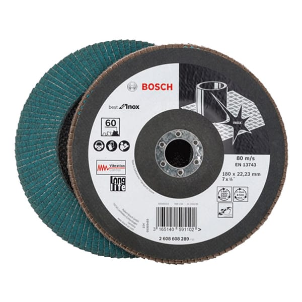 Đĩa nhám xếp P60 180mm Bosch 2608608289