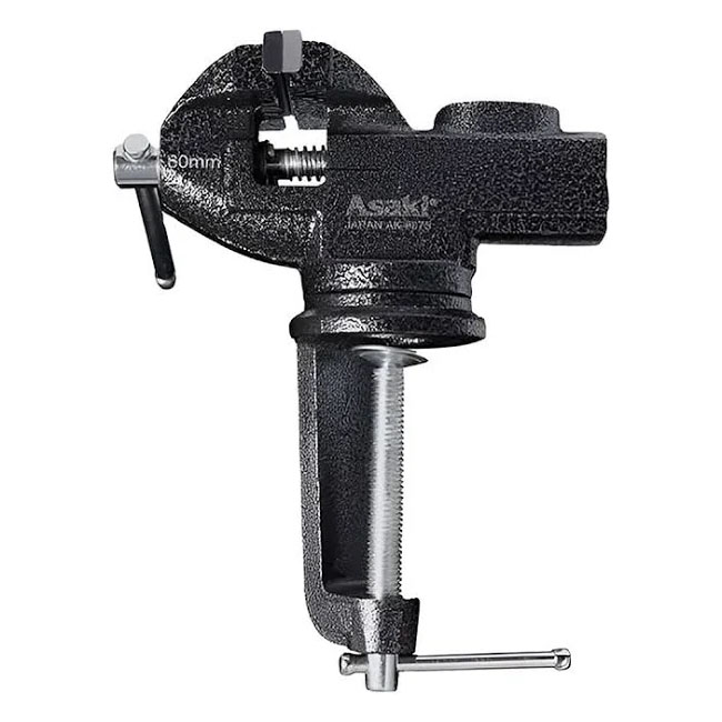 Êtô kẹp bàn mâm xoay mini Asaki AK-6874 50mm