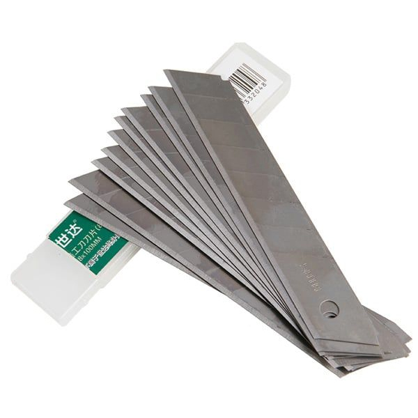 Hộp 10 lưỡi dao rọc giấy 18x100mm SATA 93436 2 hop 10 luoi dao roc giay 18x100mm sata 93436 1723019666