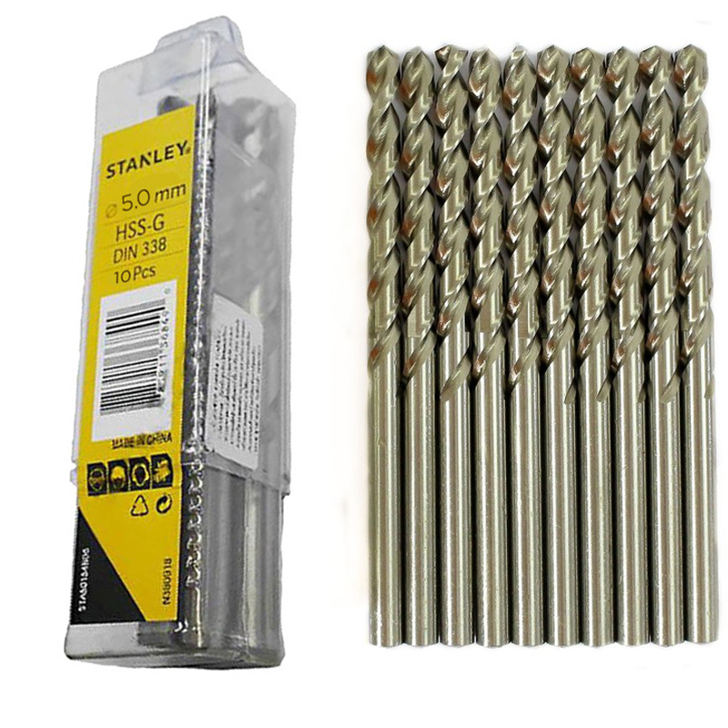 Hộp 10 mũi khoan sắt 5 mm Stanley STA50069B10 3 hop 10 mui khoan sat 5 mm stanley sta50069b10 1637820269