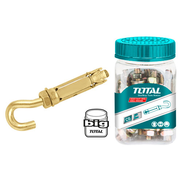 Hộp 16 cái bu lông nở sắt M6x75mm Total WJHA0607531 (Có móc treo) 3 hop 16 cai bu long no sat m6x75mm total wjha0607531 co moc treo 1749790276