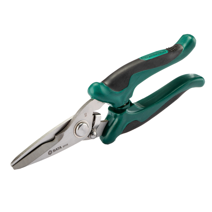 Kéo cắt dây điện đa năng chống trượt SATA 93105 7"