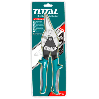 Kéo cắt tôn mũi cong phải Total THT523106 10"