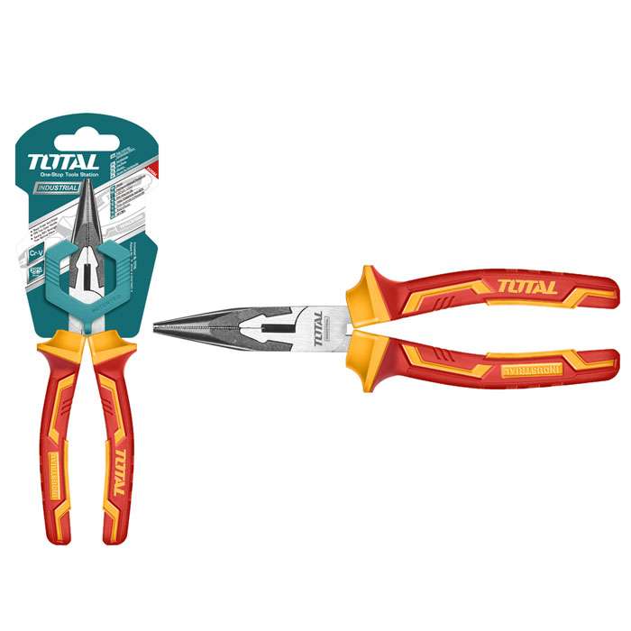 Kìm mũi nhọn cách điện 1000V Total THTIP2361 6" 2 kim mui nhon cach dien 1000v total thtip2361 6 1719451109