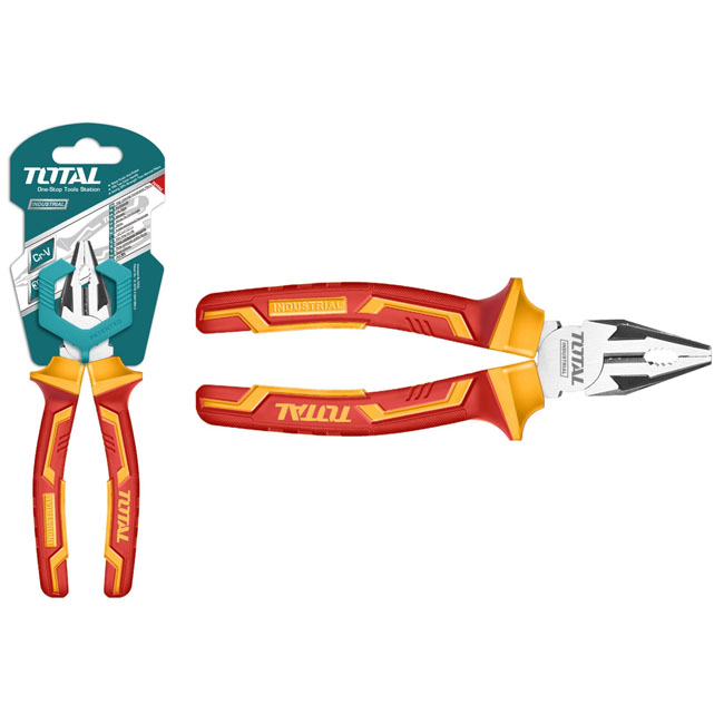 Kìm răng cách điện 1000V Total THTIP2171 7"