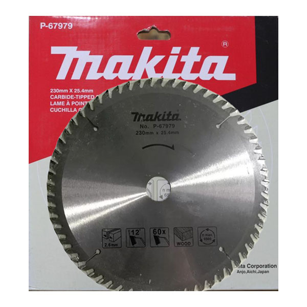 Lưỡi cắt gỗ hợp kim 60 răng 230x25.4mm Makita P-67979 2 luoi cat go hop kim 60 rang 230x254mm makita p 67979 1752636123