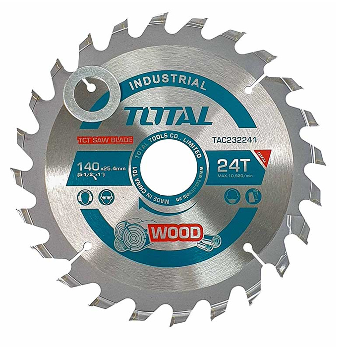 Lưỡi cưa gỗ 24 răng Total TAC232241 140mm 2 luoi cua go 24 rang total tac232241 140mm 1719901100