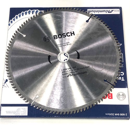Lưỡi cưa nhôm Bosch 2608644314 (250x25.4mmxT120) 3 luoi cua nhom bosch 2608644314 250x254mmxt112 1573461906