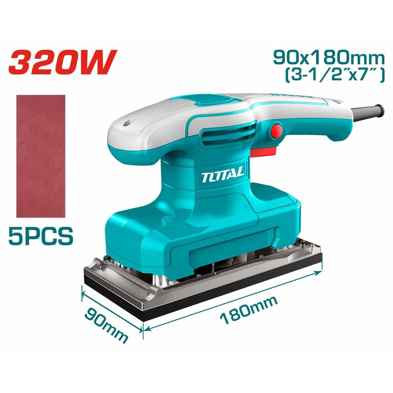 Máy chà nhám chữ nhật 320W Total TF1301836 3 may cha nham chu nhat 320w total tf1301836 1749441958