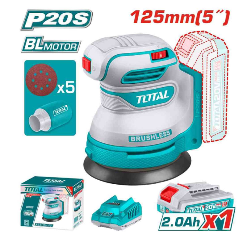 may cha nham tron dung pin 20v total trosli20021 1 pin 20ah 1 sac 1745209441