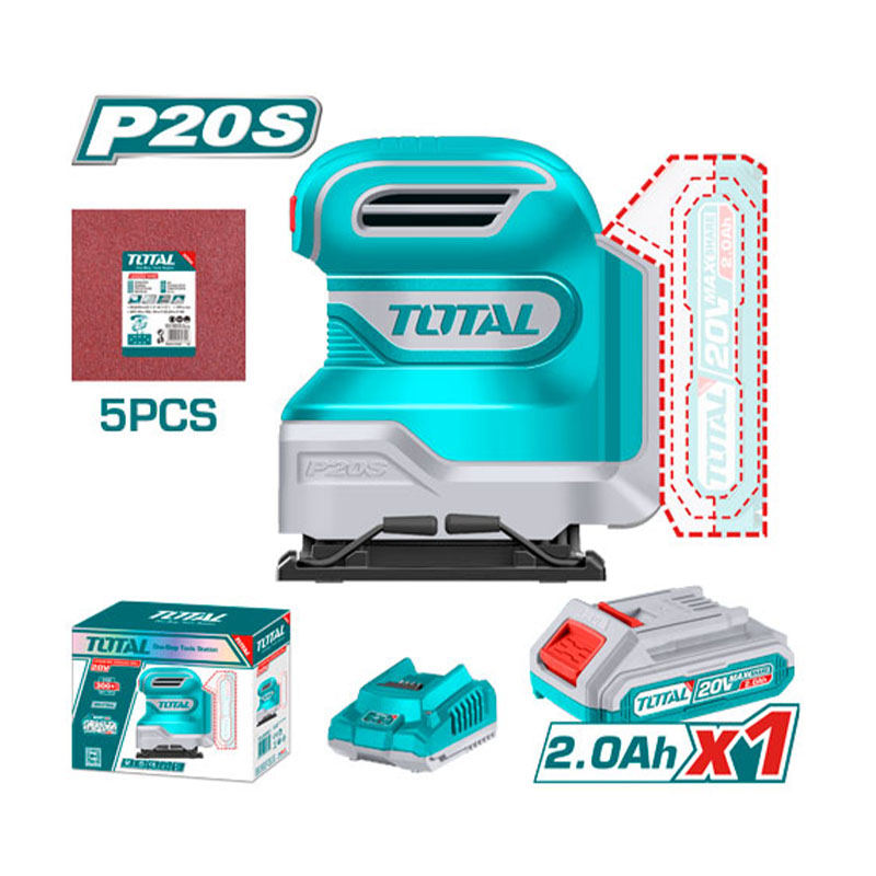 may cha nham vuong dung pin 20v total tshsli20141 1 pin 20ah sac 1701070307