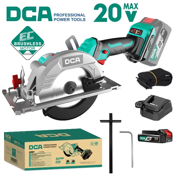 Máy cưa đĩa dùng pin 20V DCA ADMY140SDM (1 Pin 2.0Ah & sạc)