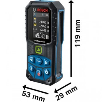 Máy đo khoảng cách Laser tia Xanh Bosch GLM 50-27 CG 14 Máy đo khoảng cách Laser tia Xanh Bosch GLM 50-27 CG - Ảnh 14