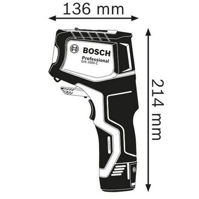 Máy đo nhiệt độ và độ ẩm Bosch GIS 1000 C 4 Máy đo nhiệt độ và độ ẩm Bosch GIS 1000 C - Ảnh 4