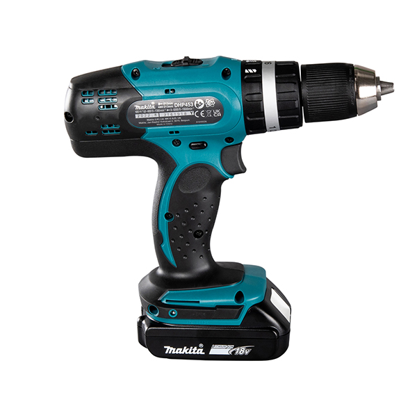 Máy khoan búa và vặn vít dùng pin Makita DHP453SFX8 ( 18V) 5 Máy khoan búa và vặn vít dùng pin Makita DHP453SFX8 ( 18V) - Ảnh 5