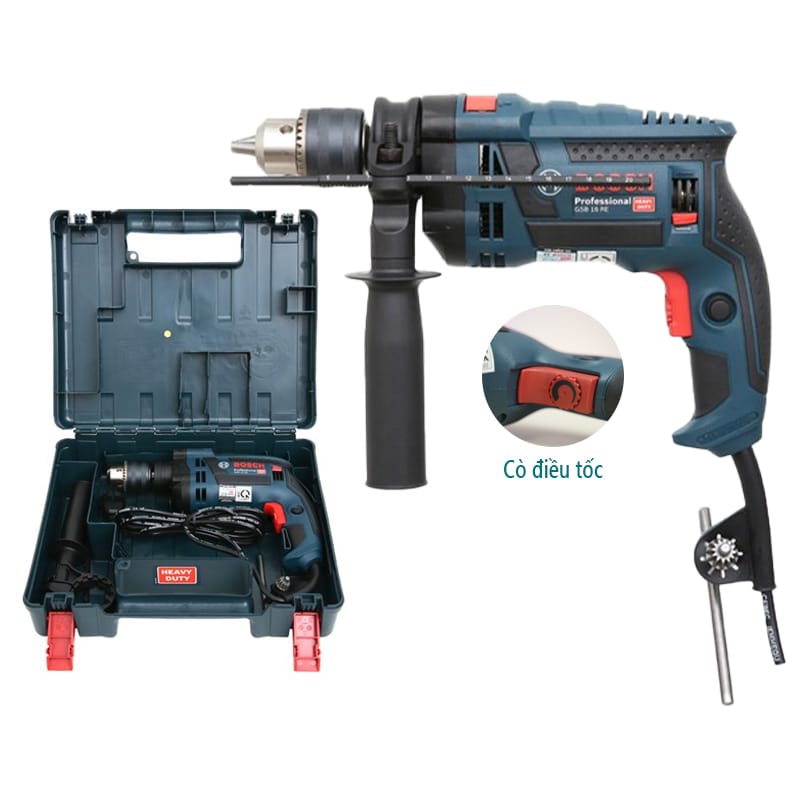 Máy Khoan Búa Bosch GSB 16RE 750W – Khoan Bê Tông 16mm, Chính Hãng 5 may khoan dong luc bosch gsb 16re 1730265076