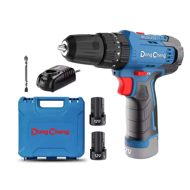 Máy khoan động lực dùng pin 12V DongCheng DCJZ23-10iEK (Kèm 2 pin & Sạc)