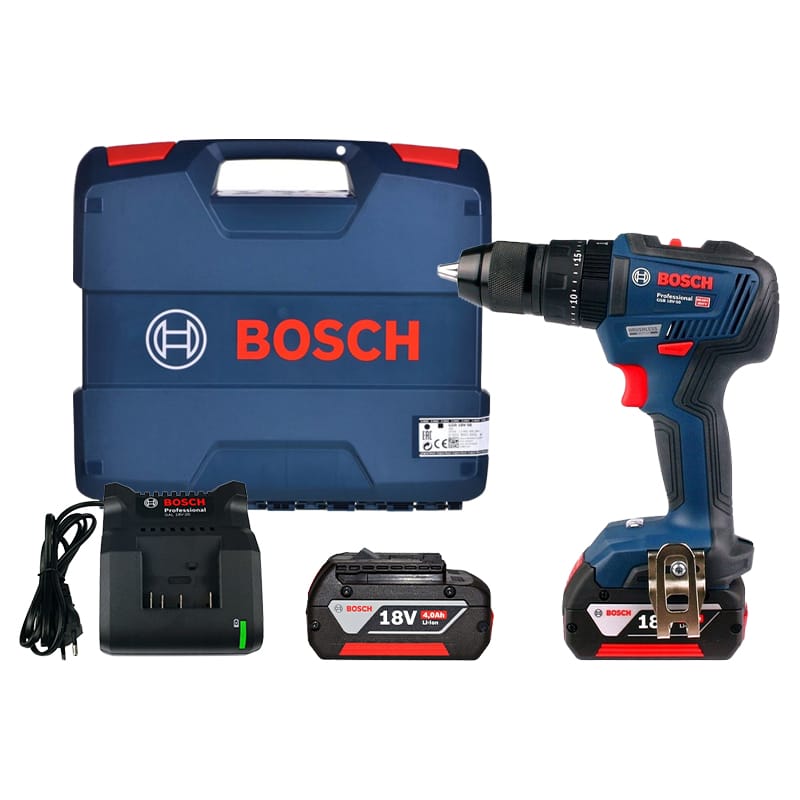 Máy khoan động lực dùng pin 18V Bosch GSB 18V-50 (Set Pin 2 Pin 4.0Ah)