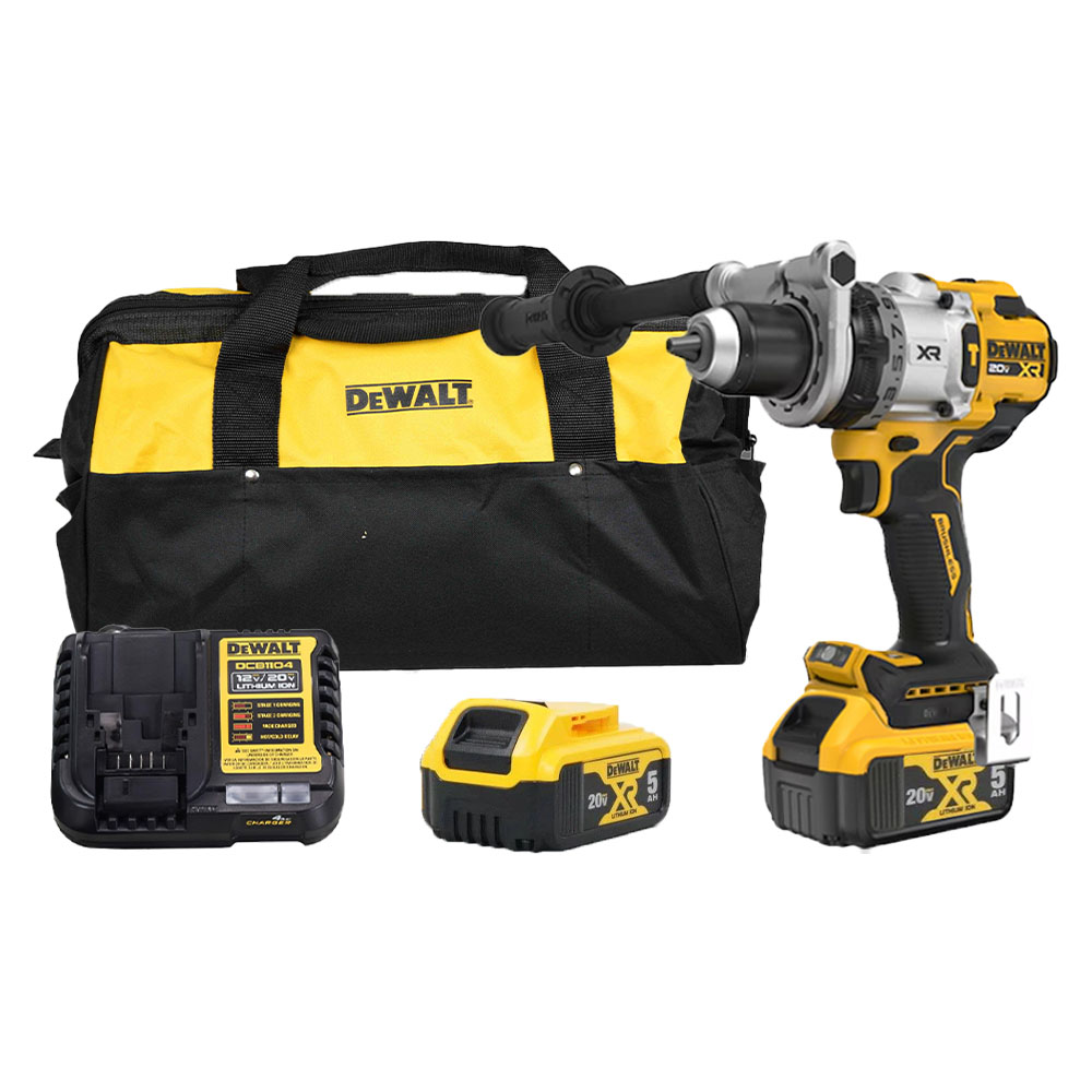 Máy Khoan Động Lực Dùng Pin 20V Dewalt DCD1007P2 (2 Pin 5.0Ah)