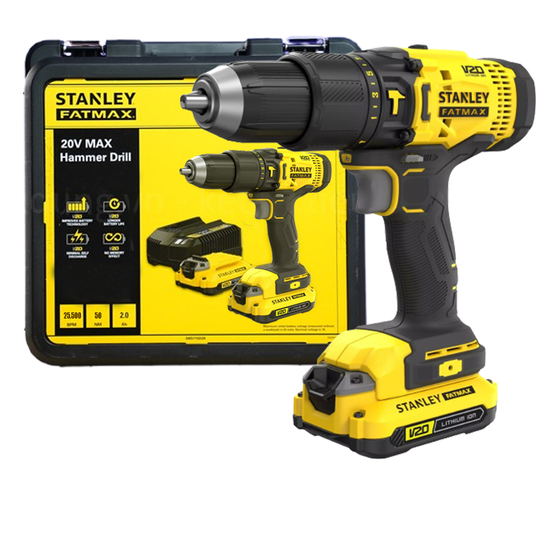 Alternative view of Máy khoan động lực dùng pin 20V Stanley SCD711D2K