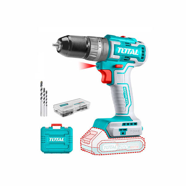 Máy khoan động lực dùng pin 20V Total TIDLI20508-1 (Chưa Pin & Sạc) 3 may khoan dong luc dung pin 20v total tidli20508 1 chua pin sac 1703079809