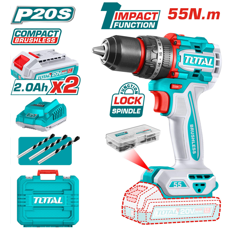 may khoan dong luc dung pin 20v total tidli20558 2 pin 20ah 1 sac 1750057641