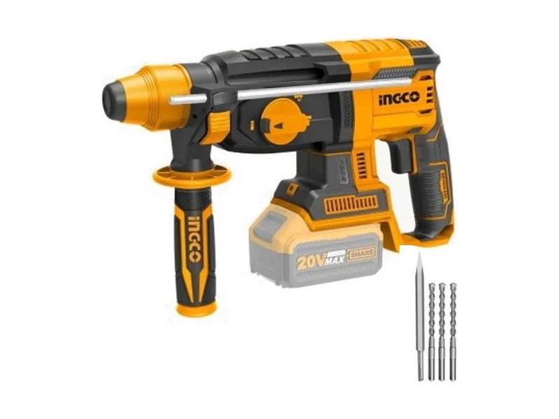 Máy khoan bê tông dùng pin 20V Ingco CRHLI202289 (2 Pin 4.0Ah & Sạc)