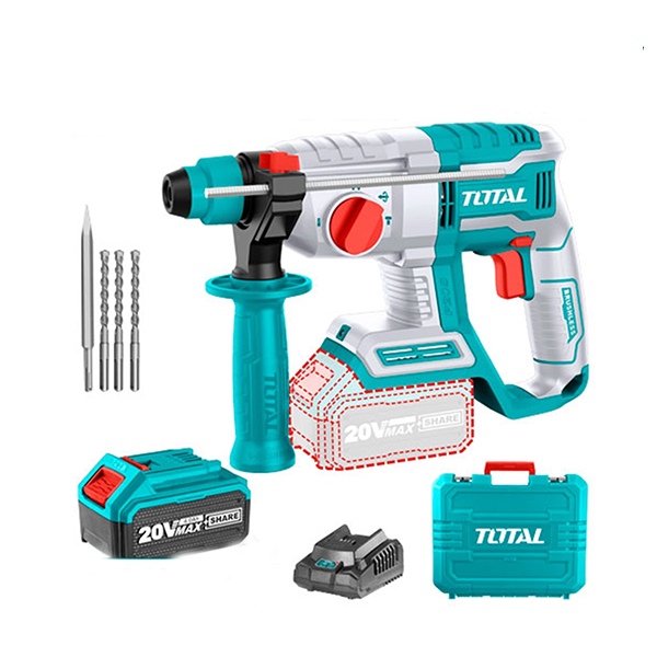 Máy khoan đục dùng pin 20V Total TRHLI202081