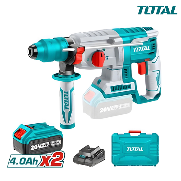 Máy khoan đục dùng pin 20V Total TRHLI202289 2 may khoan duc dung pin 20v total trhli202289 1693898951