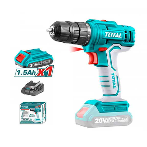 Máy khoan dùng pin Lithium-ion 20V Total TDLI20051 12 may khoan dung pin lithium ion 20v total tdli20051 1683519946