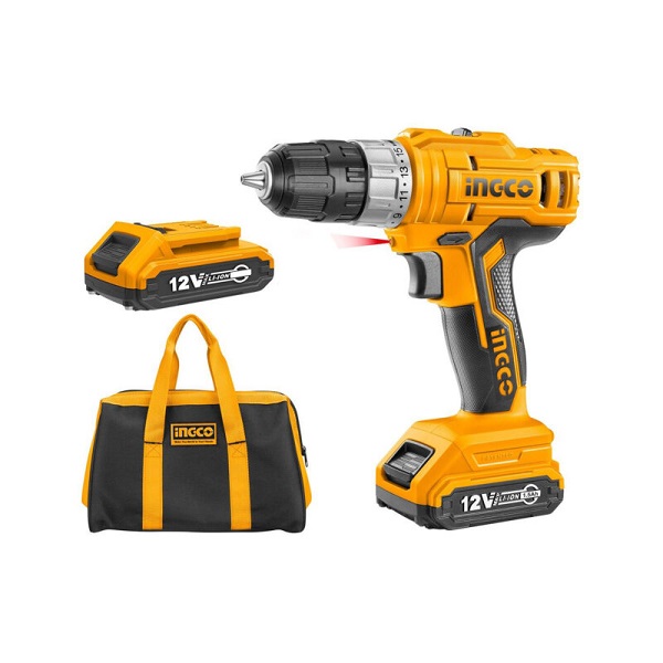Máy khoan dùng pin Lithum Ingco CDLI1222 (12V) 3 may khoan dung pin lithum ingco cdli1222 12v 1610337614