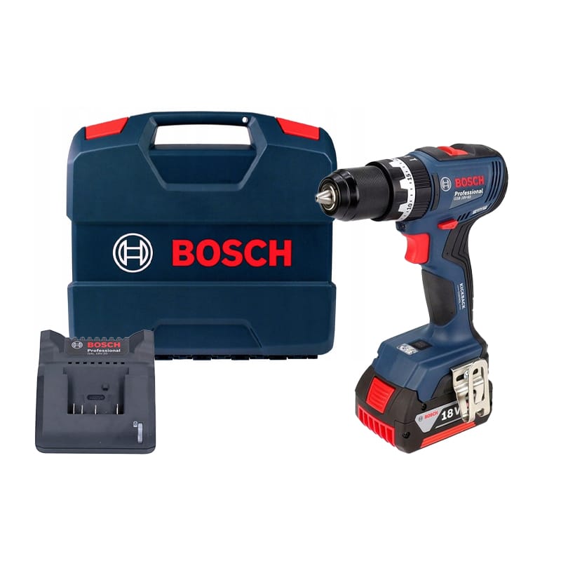Máy khoan pin 18V Bosch GSR 18V-65 (Set 1 Pin 4.0Ah & 1 Sạc)