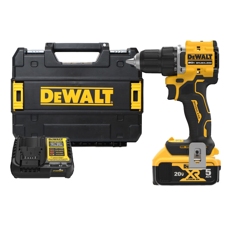 Máy khoan pin 20V Max Atomic™ Dewalt DCD794P1T (1 Pin 5.0Ah, 1 Sạc)