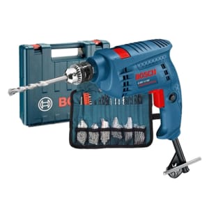 Máy khoan tường Bosch GSB 10RE (valy nhựa, bộ mũi khoan + đầu vít)