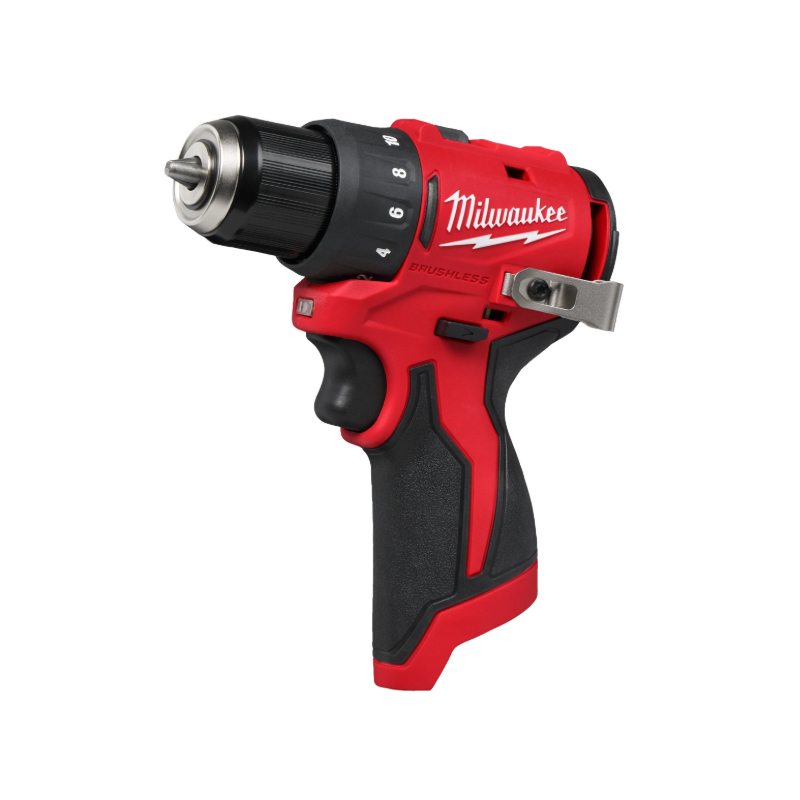 Máy khoan vặn vít dùng pin 12V Milwaukee M12 BLDDRC-0 (Chưa Pin & Sạc) 2 Máy khoan vặn vít dùng pin 12V Milwaukee M12 BLDDRC-0 (Chưa Pin & Sạc) - Ảnh 2