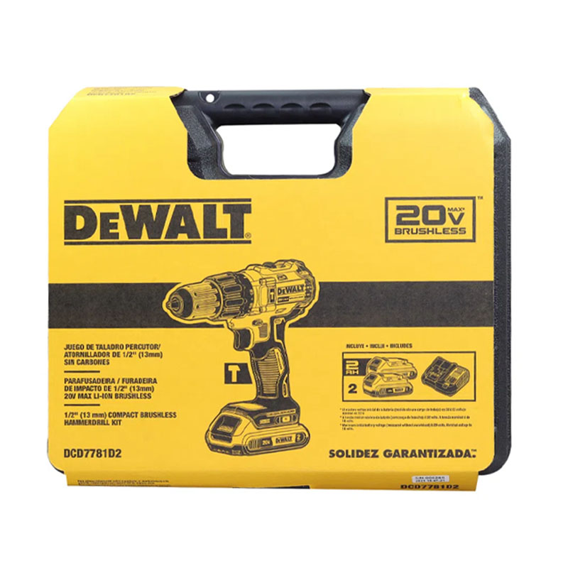 Máy khoan vặn vít dùng pin 20V Dewalt DCD7781D2-B1 3 Máy khoan vặn vít dùng pin 20V Dewalt DCD7781D2-B1 - Ảnh 3